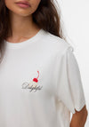 Vero Moda Zanda Cullinary Back Graphic T-Shirt, White