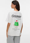 Vero Moda Zanda Cullinary Back Graphic T-Shirt, White