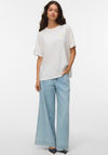 Vero Moda Zanda Matcha Back Graphic T-Shirt, White
