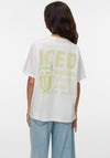 Vero Moda Zanda Matcha Back Graphic T-Shirt, White