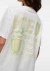Vero Moda Zanda Matcha Back Graphic T-Shirt, White