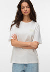 Vero Moda Zanda Matcha Back Graphic T-Shirt, White