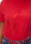 Vero Moda Maja Paulina Floral Print T-Shirt, Red