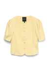 Vero Moda Regina Puff Sleeve Top, Yellow