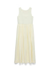 Vero Moda U-Neck A-Line Midi Dress, White
