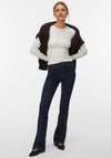 Vero Moda Aware Maddie Belt Wide Leg Jeans, Blue