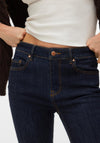 Vero Moda Aware Maddie Belt Wide Leg Jeans, Blue