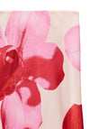 Vero Moda Reba Floral Print High Waisted Midi Skirt, Pink Multi