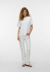 Vero Moda Ciara Oversized Pretzel Graphic Print T-Shirt, White
