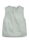 Vero Moda Jessica Sleeveless Denim Top, Green