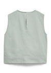 Vero Moda Jessica Sleeveless Denim Top, Green