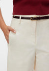 Vero Moda Sofia Mid Waist Wide Shorts, Off-White