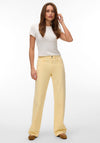 Vero Moda Tessa High Ride Wide Leg Jeans, Yellow
