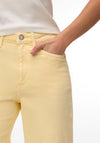Vero Moda Tessa High Ride Wide Leg Jeans, Yellow
