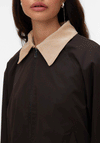Vero Moda Vicky Contrast Cord Jacket, Brown