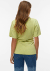 Vero Moda Jammy Cinched Jersey Top, Lime Green