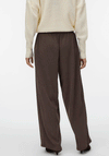 Vero Moda Luna Casual Drawstring Trousers, Brown