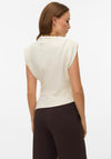 Vero Moda Millie Asymmetrical Top, Birch