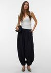 Vero Moda Heather High Waisted with Stud Detail Trousers, Black