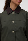 Vero Moda Chelsea-Poppy Cropped Jacket, Forest Green