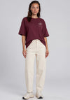 Vero Moda Hailey Graphic Print Oversized T-Shirt, Red