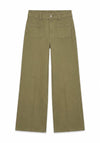 Vero Moda Tulle Mid Rise Wide Leg Jeans, Green