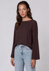 Vero Moda Ammie Open Back Top, Brown