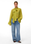 Vero Moda Kehlani Ruffle Detail Blouse, Green