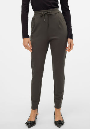 Vera Moda Eva Loose String Pants, Green