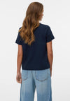 Vero Moda Aware Naima Heavyweight T Shirt, Navy