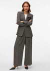 Vero Moda Perle Long Sleeve Fitted Bow Blazer, Black
