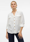 Vero Moda Bumpy Striped Shirt, Navy