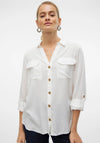 Vero Moda Bumpy Striped Shirt, Navy