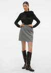 Vero Moda Allison High Waist Short Skirt, Medium Grey