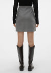 Vero Moda Allison High Waist Short Skirt, Medium Grey