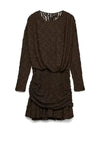 Vero Moda Halley Lace Short Dress, Chocolate Martini