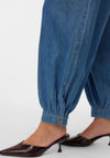 Vero Moda Zelena Balloon Denim Pants, Medium Blue