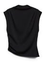 Vero Moda Mille Boat Neck Top, Black