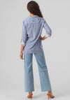 Vero Moda Bumpy Striped Shirt, Beaucoup Blue