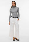 Vero Moda Aware Vana Mid Waist Trousers, White