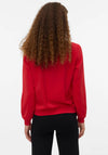 Vero Moda Zip Up Bomber Jacket, Red
