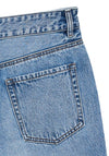 Vero Moda Billie High Rise Barrel Jeans, Medium Blue