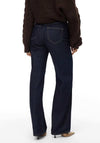 Vero Moda Tessa Wide Leg Jeans, Dark Blue Denim Rinse
