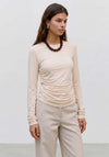 Vero Moda AWARE Madelynn Long Sleeve Top, Cream