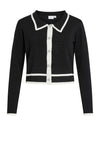 Vila Blair Monochrome Cardigan, Black & White