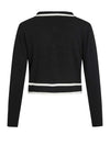 Vila Blair Monochrome Cardigan, Black & White