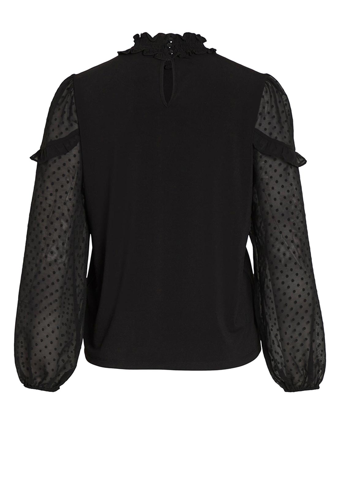 Vila Sansa Knit Jumper Dress, Black
