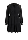 Vila Anlis Halterneck Short A-Line Dress, Black