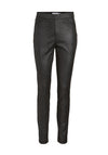 Vila Pines High Rise Coated Leggings, Black
