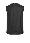 Vila Frakka Funnel Neck Top, Black